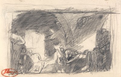 Howard Visiting a Prison by George Romney